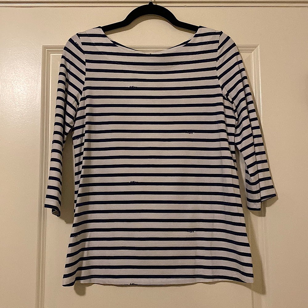 Lilly Pulitzer 3/4 length sleeve top